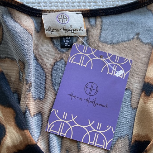 NWT Hot in Hollywood animal print dress size XL - Picture 7 of 9